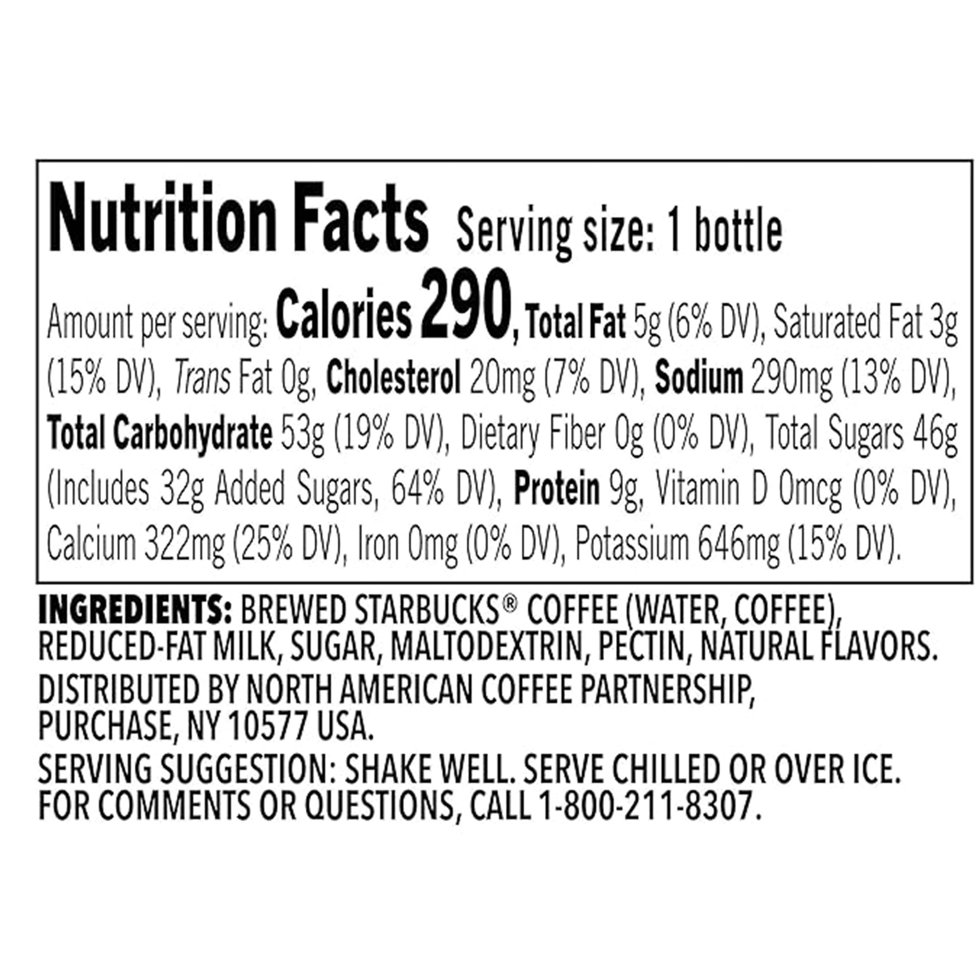Frappuccino Coffee Drink, Vanilla Flavor, 13.7 Fl. Oz Bottles, 12 Pack